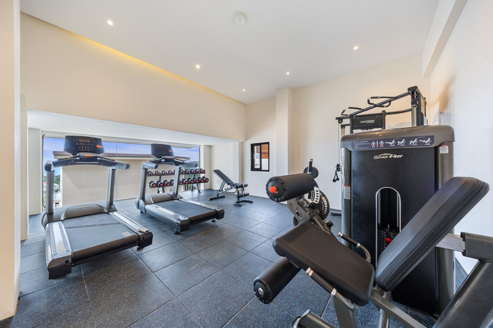 The gym in the main building